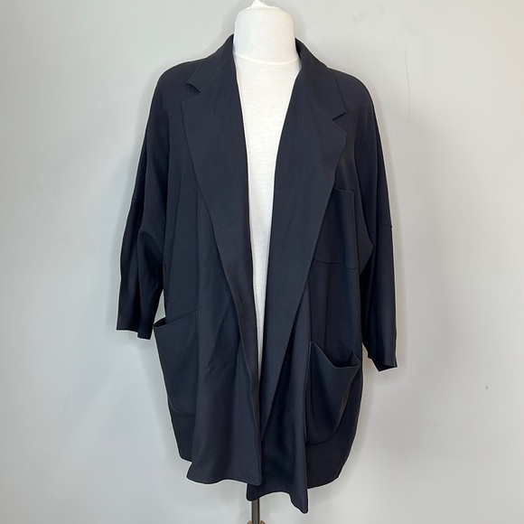 Max Mara Dark Gray Blazer with Pockets - Picture 1 of 8